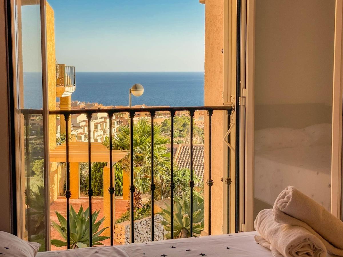 Charming Townhouse With Sea Views & Pool In Altea Villa Calpe Bagian luar foto